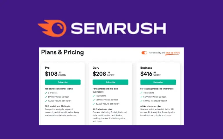 Choosing the Right SEMrush Pricing Plan for Your Business 2024